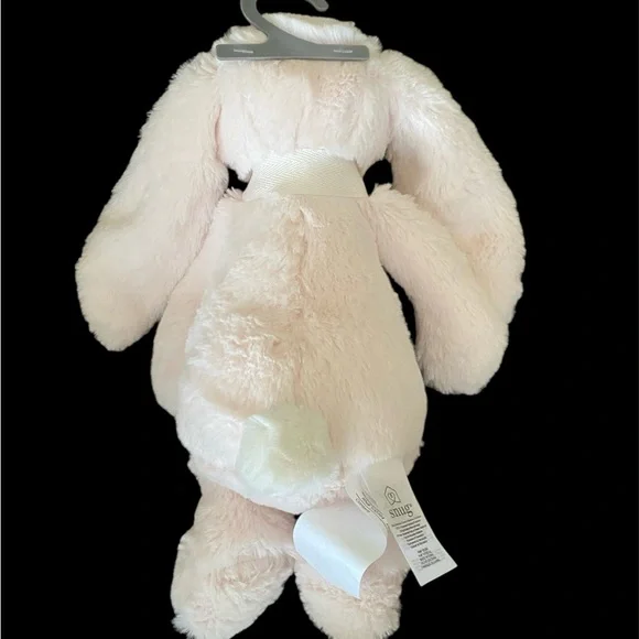 Snug Bunny Plush 12” long Soft New with Tags Light Pink - Picture 4 of 4